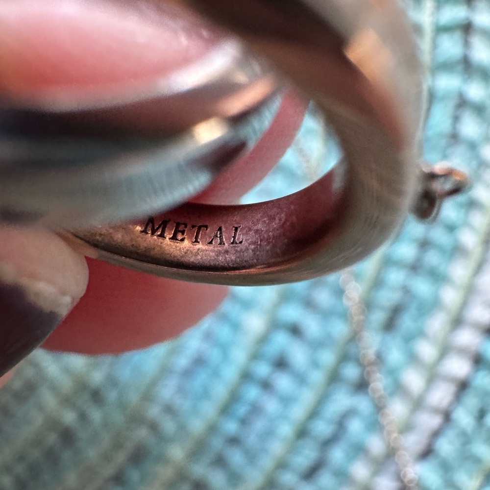 Tiffany & Co. Silver and Rubedo Rose Gold 1837 Interlocking Pendant - Picture 13 of 13